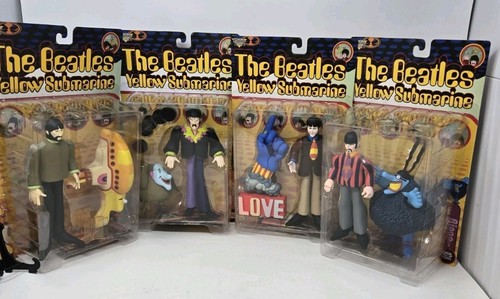 Beatles Yellow Submarine Set Of 4 McFarlane Toys NOS 1999 - 第 2/6 張圖片