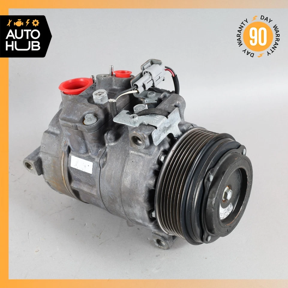 12-13 Mercedes W166 ML350 GL350 Diesel A/C AC Air Conditioning Compressor OEM - Image 2 of 4