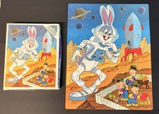 1979 Vintage Whitman Jigsaw Bugs Bunny Puzzle Bugs Bunny on the Moon 100 Pieces