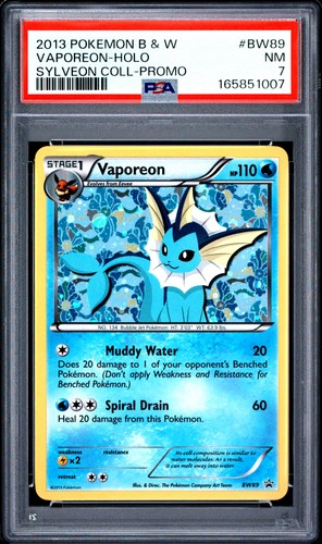 Vaporeon graded PSA 7 for sale on eBay
