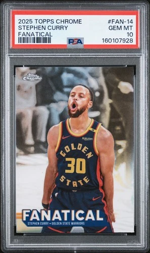 2025 Topps Chrome Stephen Curry Base (PSA 10)