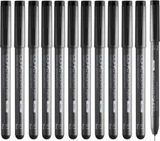 Copic Multiliner Black 0.1mm 12pcs Bulk Set Drawing Pens Japan