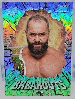 2022 Upper Deck AEW All Elite Wrestling Breakouts SP Miro #BO-32 Insert Rare