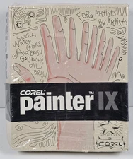 Corel Painter IX PC MAC CD Design Draw Painting & Illustration Digital Brushes