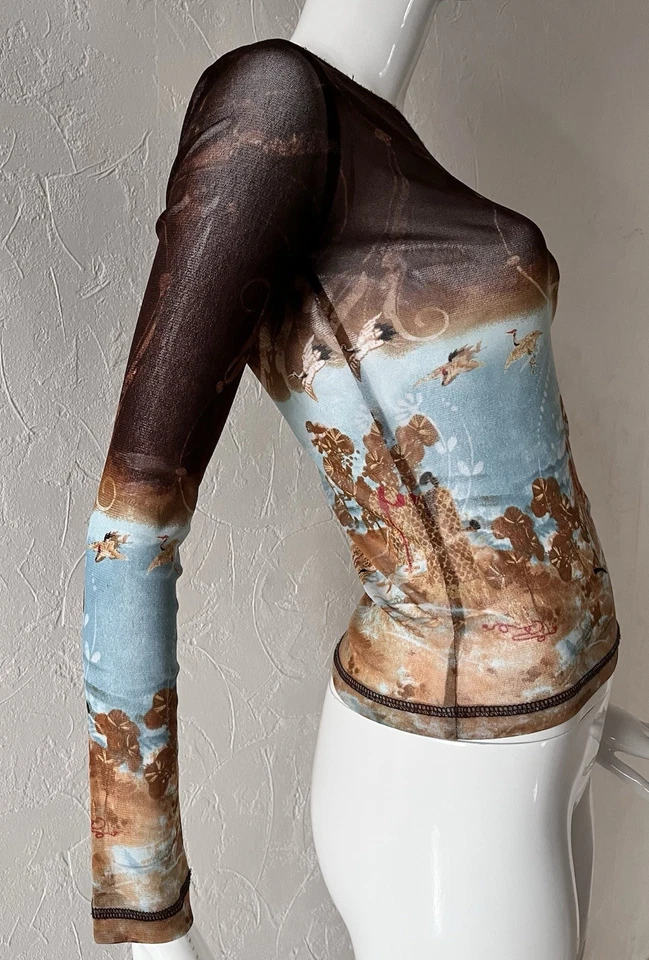 T-Shirt Multicolore Vintage Jean Paul Gaultier  - Photo 3/4