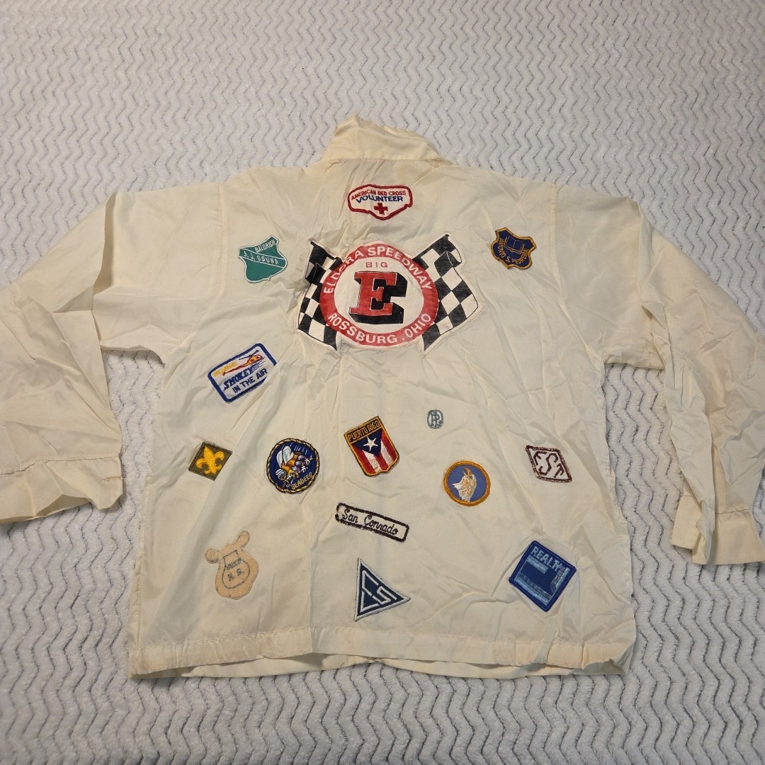 Vintage Eldora Speedway Jacket/Windbreaker with Old Ohio Drag