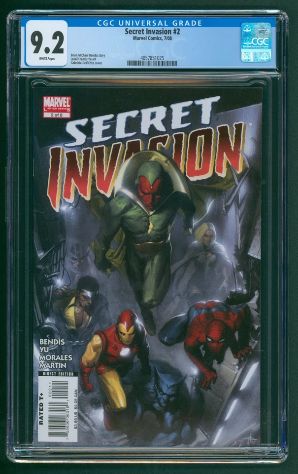 Secret Invasion arc  issues 1-8 CGC 8.5-9.8  ~Bendis signed #1 Marvel Comics - Image 3 of 4