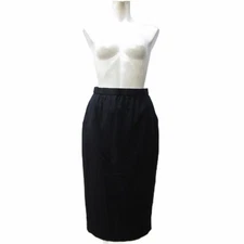 Escada Navy Blue ILine Long Skirt S Good