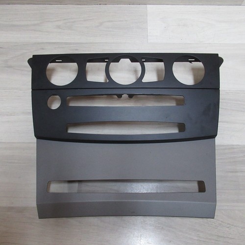 Orig. BMW E60 E61 Rahmen Blende Abdeckung Klima Heizung Navi 7063151 6951041