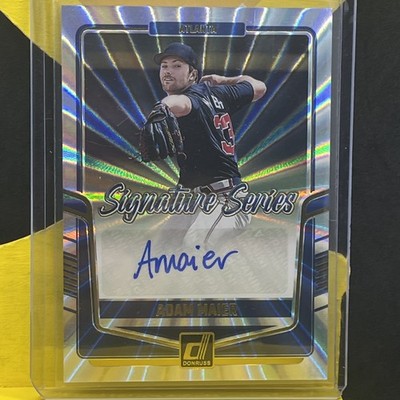 2024 Panini Donruss Adam Maier Signature Series Laser Auto #SS-AM Atlanta Braves