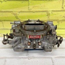 Edelbrock 1407 750 Cfm 4 Barrel Carburetor Manual Choke Used Core 750cfm