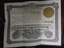 Miscellaneous Oil, Gas, And Railroad, Panama Cannal Gold Bonds And Stock Cert