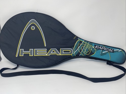 HEAD Radical Blue/Yellow Tennis Bag Vintage Retro Bag With Strap - Picture 1 of 2