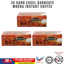 3 BOX Gano Cafe Mocha Gano Excel Ganoderma Halal 90 SACHETS