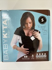 Baby K'tan Original Baby Carrier Black 100 Cotton Wrap Style Size Medium 8-35lb