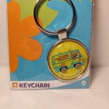 Scooby Doo Mystery Machine Keychain Official Cartoon Metal Collectible Keyring