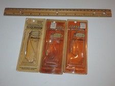 Lot of 3 Johnson Silver Weedless Minnow Spoons  Vintage Box