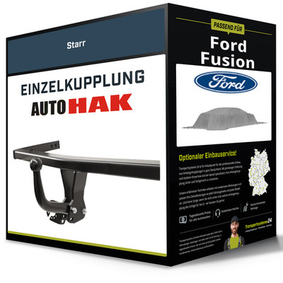 Starre Anhängerkupplung für FORD Fusion 10.2005-12.2012 Typ JU Auto Hak NEU