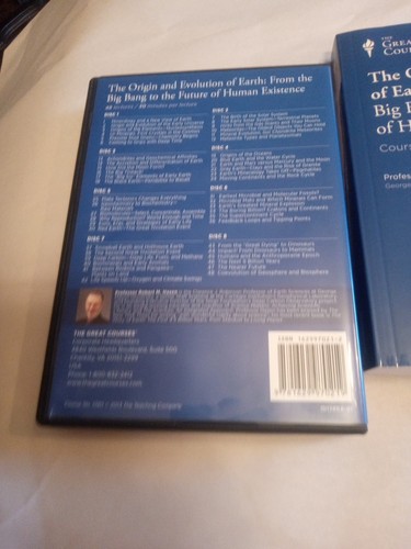 Great Courses ORIGIN AND EVOLUTION OF EARTH Biology DVDs+Book Guidebook - Picture 4 of 5