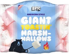 EPIC American Style Giant Pink & White Toastin' Marshmallows 500g - Gluten Free