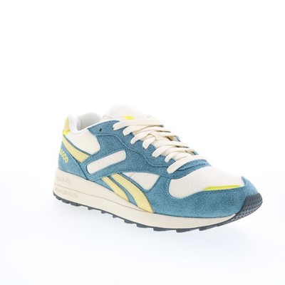 Reebok DL5000 Mens Beige Suede Lace Up Lifestyle Sneakers Shoes