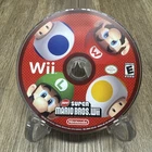 New Super Mario Bros. Wii (Nintendo Wii, 2009) Disc Only. Tested