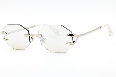 ROBERTO CAVALLI SRC005 579X Sunglasses Silver Frame Mirror Lenses 59mm