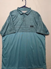 GB Golf Grip Boost Men's Golf Polo Shirt Size XL two tone green . 