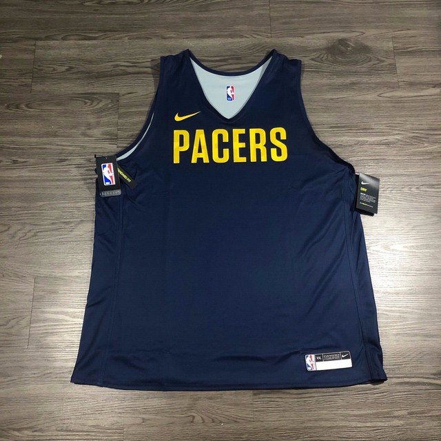 New Nike NBA Indiana Pacers Player Issue Team Practice Jersey Reversible Sz 2XLT | eBay