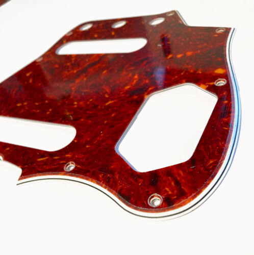 Battipenna in celluloide tartaruga/bianco conico largo 1962-1975 USA parafango Jaguar Lefty - Foto 2 di 7