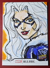 Marvel Allure 1/1 Sketch Card Black Cat by John Watkins-Chow