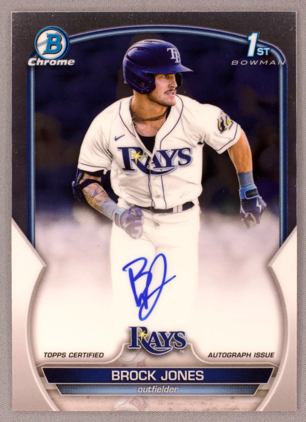 2023 Bowman - Chrome Prospect 1st Auto Brock Jones #CPA-BJ (AU, RC) Brewers
