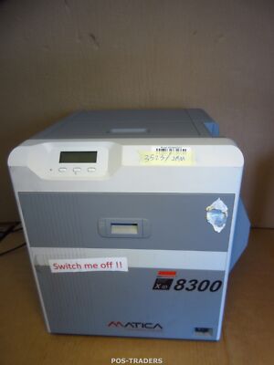 Matica XID 8300 Retransfer DOUBLE-Sided PVC ID Color Card Printer