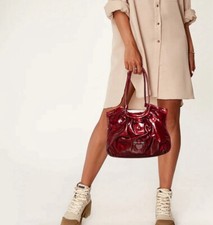 Salvatore Ferragamo コート(その他) エンジ系 4105724E0005 Salvatore Ferragamo Zip Satchel/Top Handle Bag Handbags