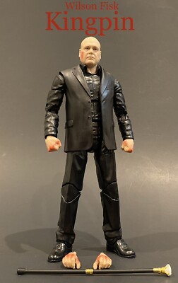 マーベルレジェンド　デアデビル　マッドマードック　キングピン　Netflix Custom Marvel Legends NETFLIX DAREDEVIL SEASON 1 KINGPIN Wilson