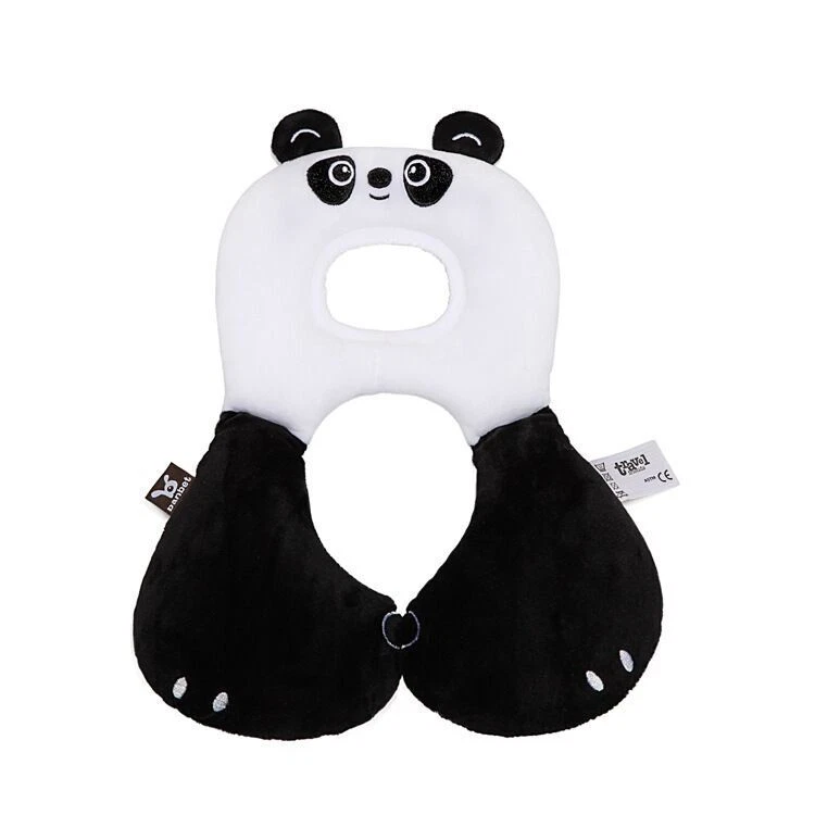 Cute Animal Neck Pillow for Kids 1-4 Years - Soft Travel Headrest