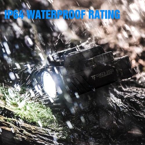 Trustfire GM23 Pistol Light Rechargeable Tactical Weapon Light Waterproof Grey - Picture 2 of 17