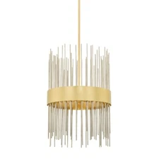 Capital Lighting Lena 4 Light Pendant, Fire and Ice - 325441FI