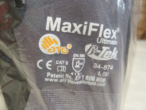 GUANTES MAXIFLEX ULTIMATE TECNOLOGÍA AVANZADA TALLA. 9 (L) ESTILO #34-874--12 PARES - Imagen 9 de 12