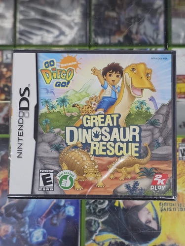 Go, Diego, Go Great Dinosaur Rescue (Nintendo DS, 2008) Brand New Sealed