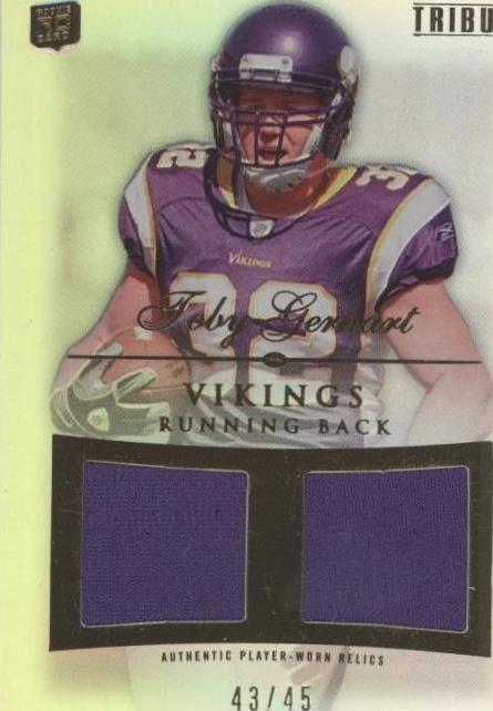 2010 Topps Tribute Toby Gerhart #DR-TG - 1 of 2