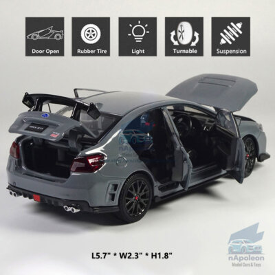1:32 Subaru Impreza WRX STI Model Car Alloy Diecast Vehicle