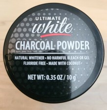 Ultimate White Activated Charcoal Infused Natural Teeth Whitening Powder 0.35 oz