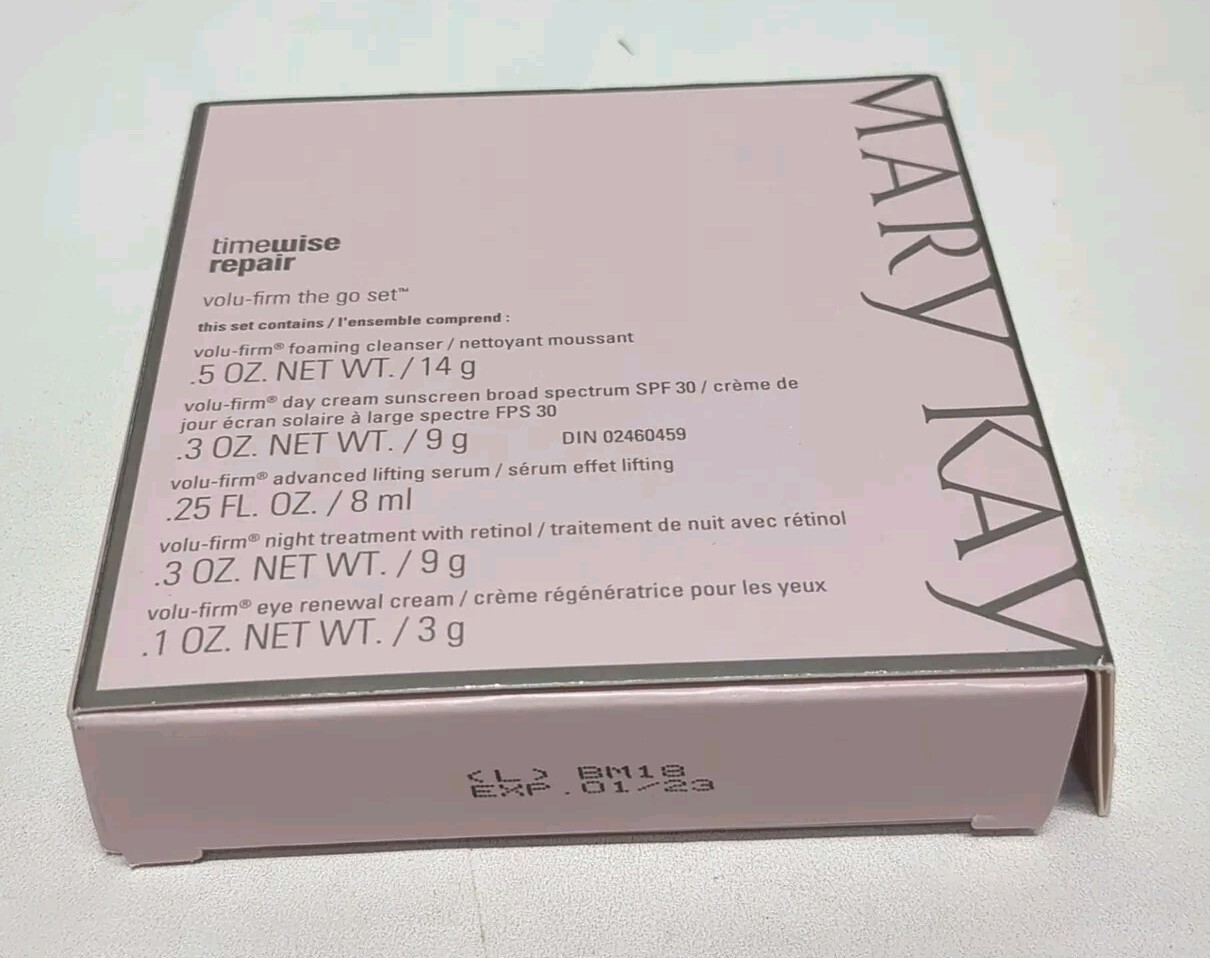 Mary Kay Timewise repair Volu-firm The Go Set New In Box