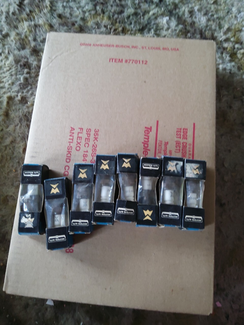 Western auto resistor  spark plug 64-1102-9 Set Of 8