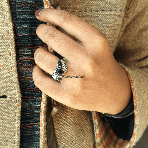 AAA Black Onyx 925 Sterling Silver Gemstone Jewelry Engagement Gift - Picture 1 of 9