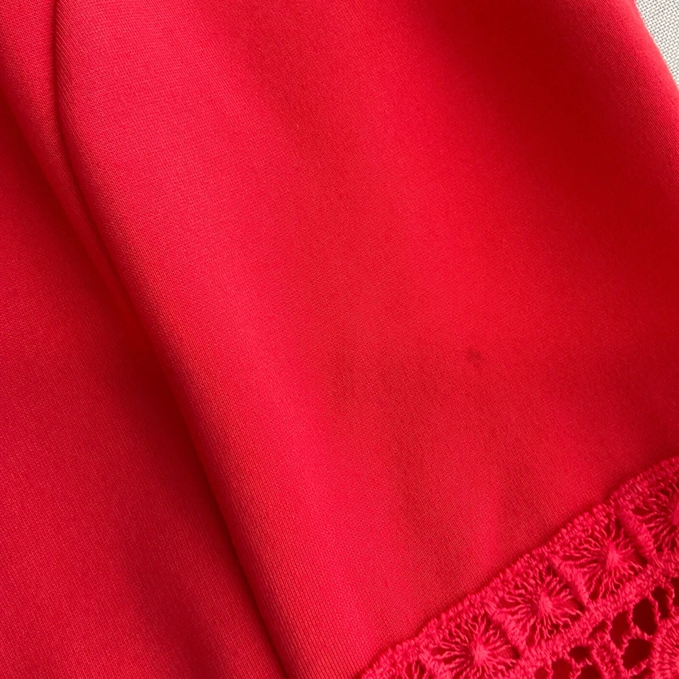 Boden Hera Ponte Knit Dress Women Size 6 Pink Stretch Lined Midi Length - Image 3 of 4