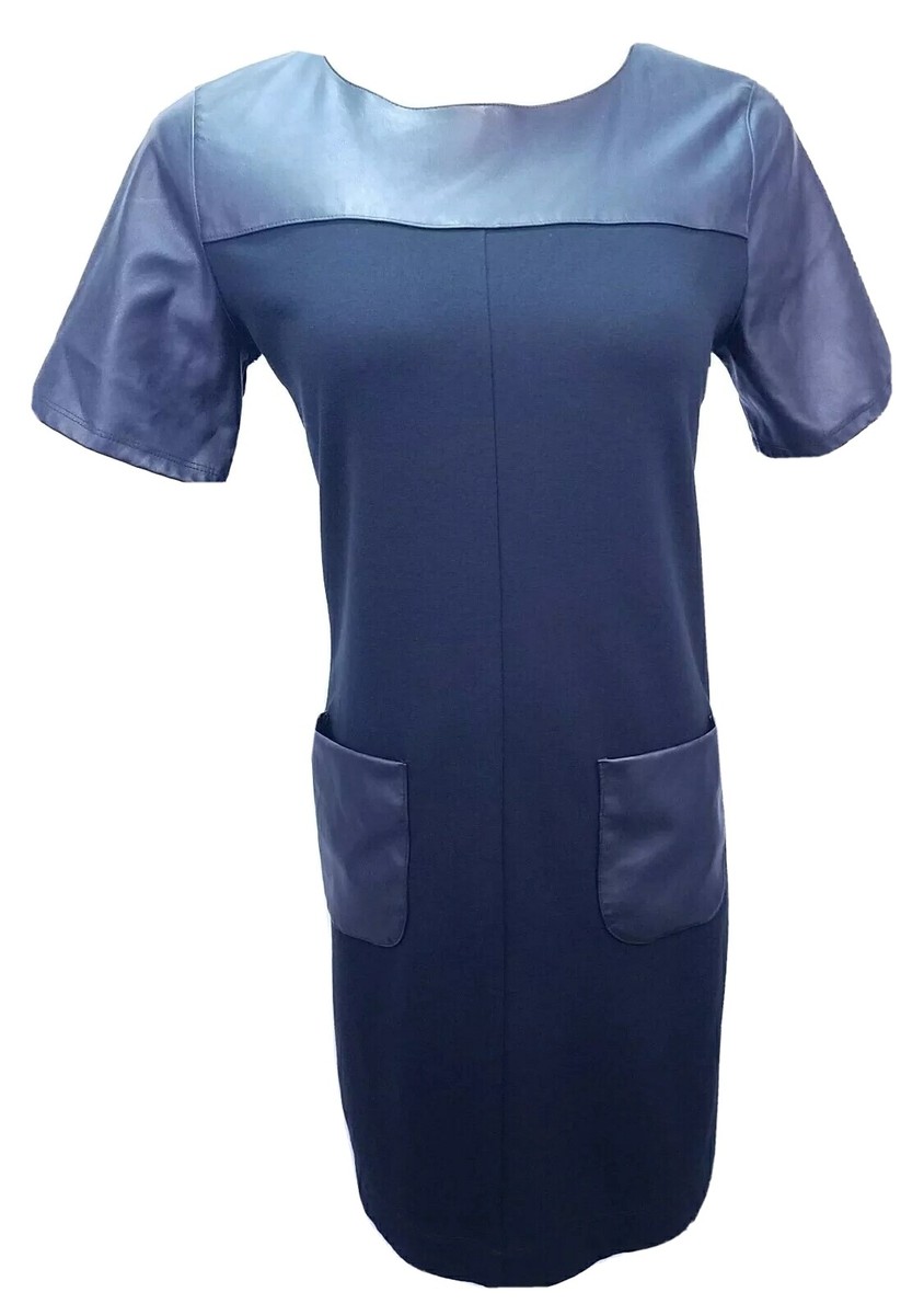 loft faux leather dress Look Of Love Black Faux Leather Dress – Shop the Mint main image 0