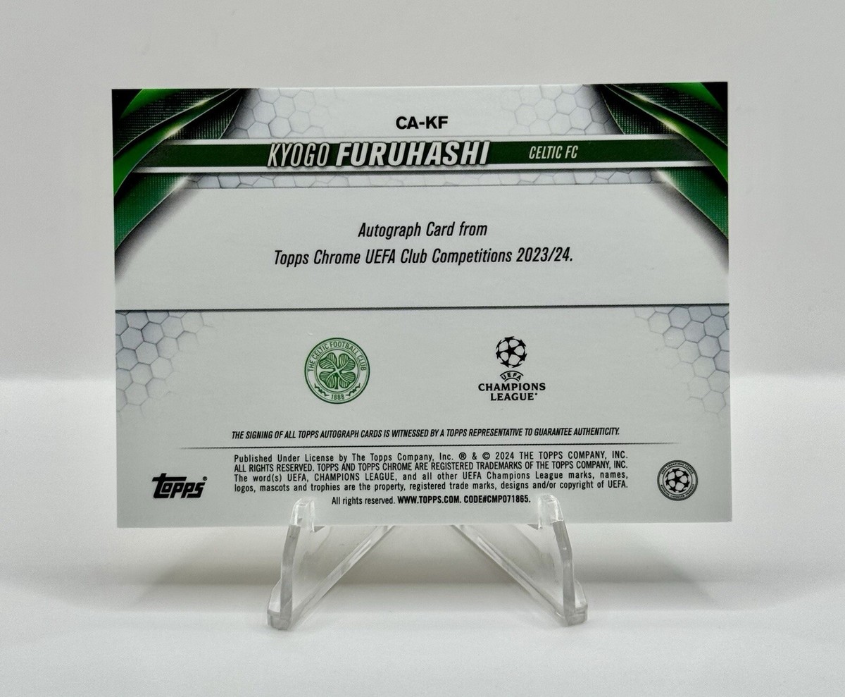 2023-24 Topps Crystal Premium UEFA Blue Ice Reo Hatate 2023-24 Topps Crystal Premium UEFA Blue Ice Reo Hatate