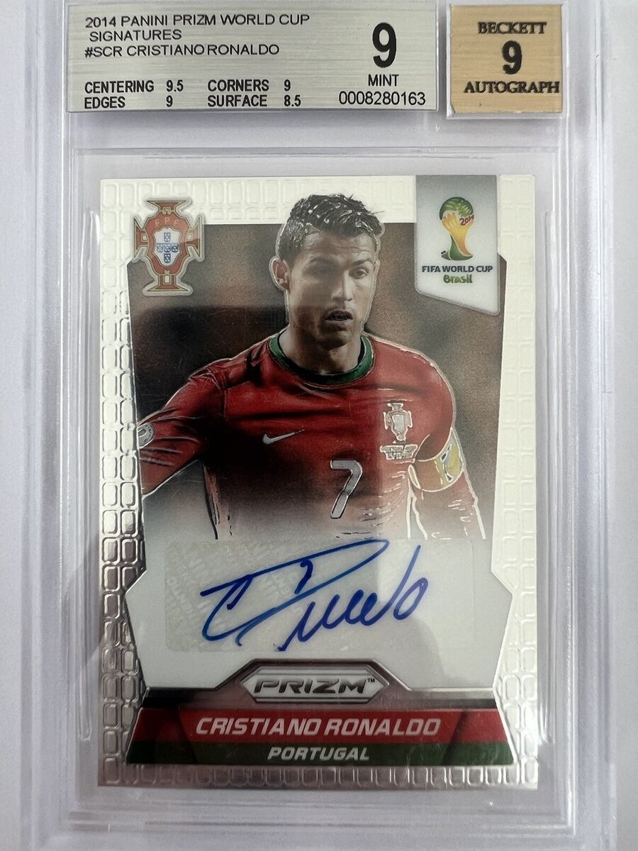 2014 PANINI PRIZM WORLD CUP CRISTIANO RONALDO AUTOGRAPHED 2014 PANINI PRIZM WORLD CUP CRISTIANO RONALDO AUTOGRAPHED